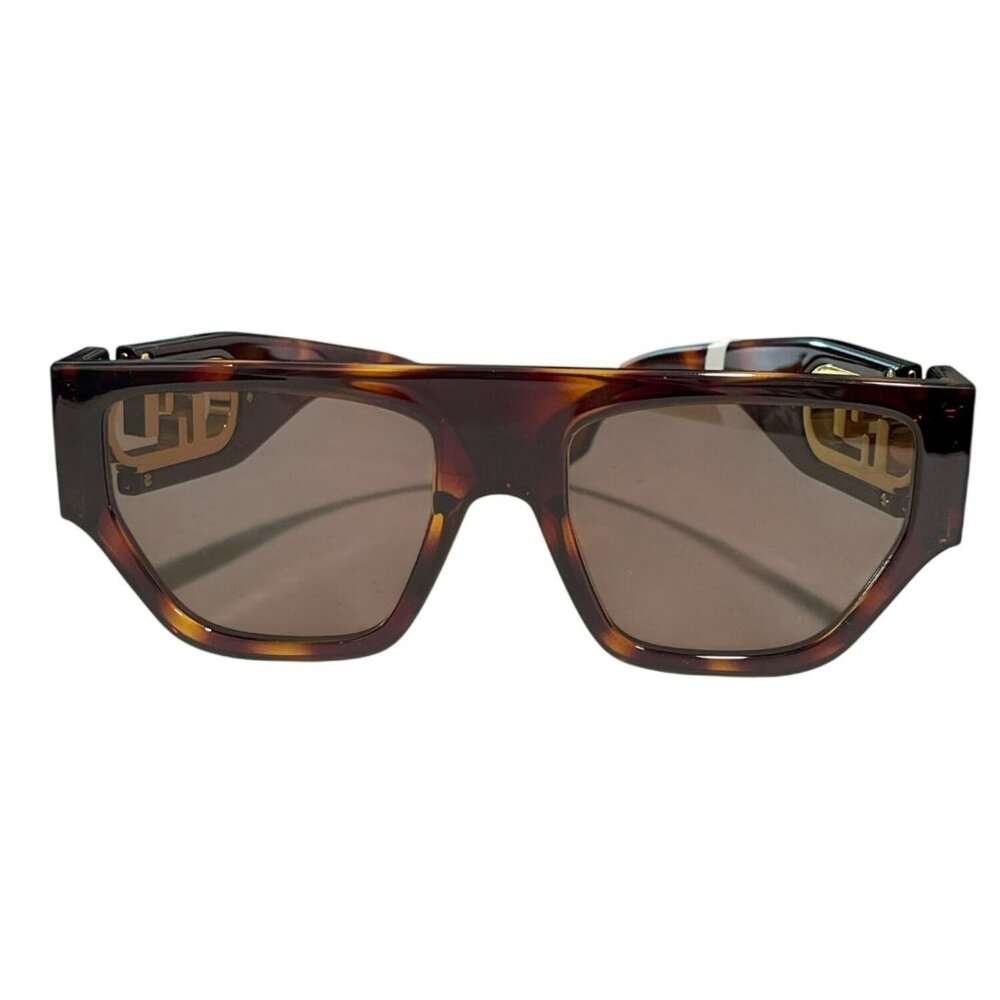New Fendi Tortoiseshell FF Rectangular Sunglasses… - image 2
